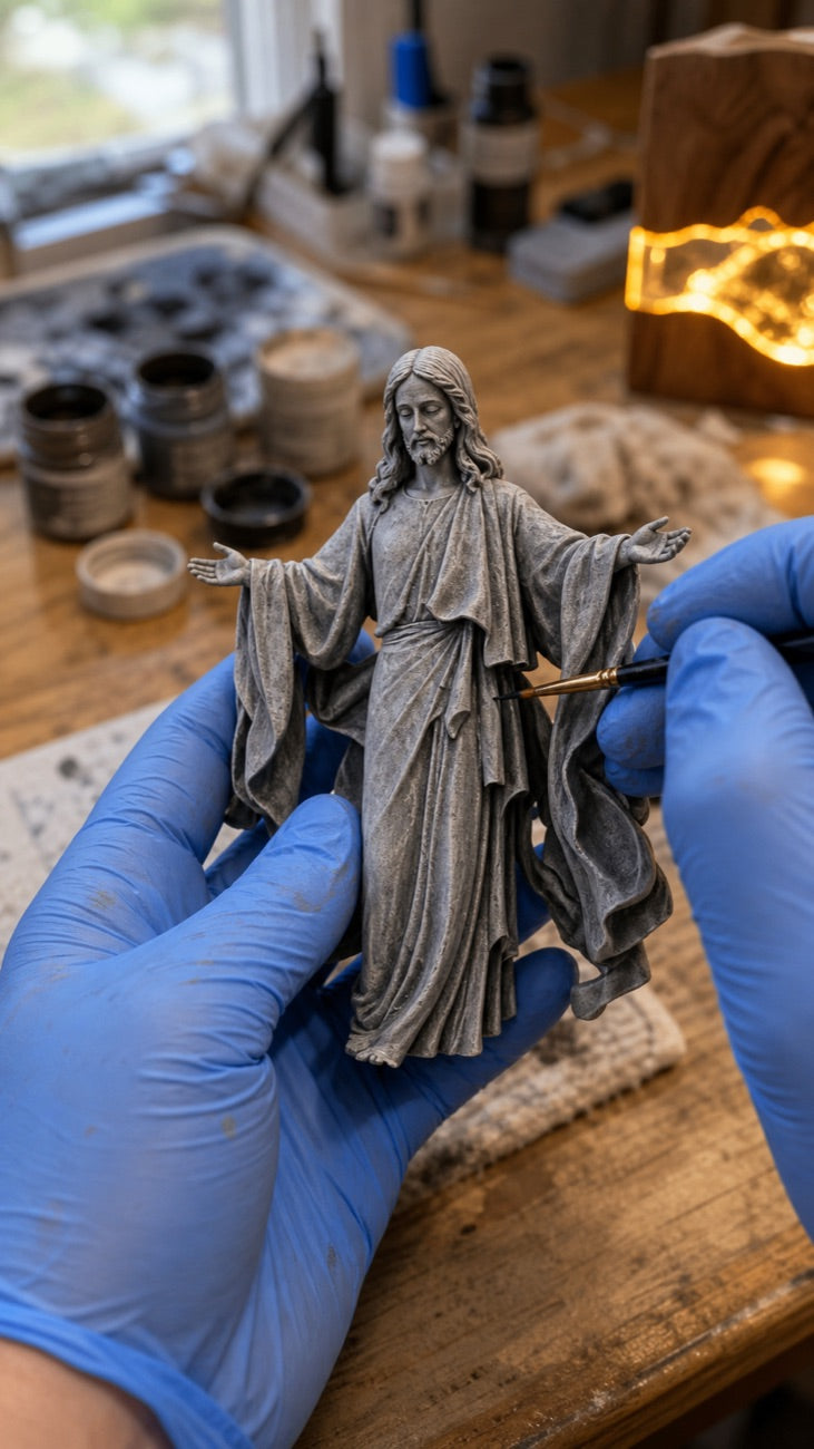 Hand-painting fine detail